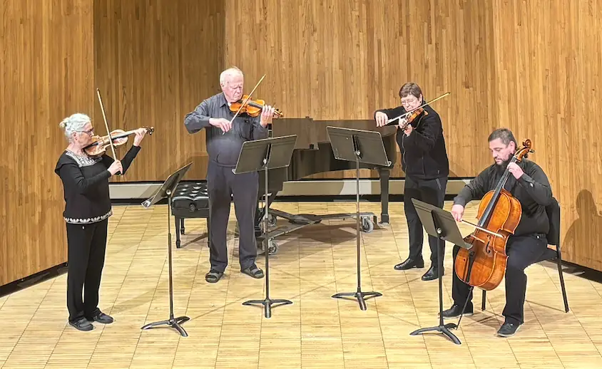 Students performing at Bemidji Summer String Institute capstone recital